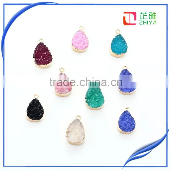 Cheap Resin Druzy Jewelry Druzy Connector Wholesale photo-4
