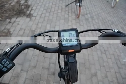 Lady 700CC Dutch Style e Bike With Bafang Central Motor Max System 36V 250W Front and Rear Roller Brake Best Selling Model photo-3