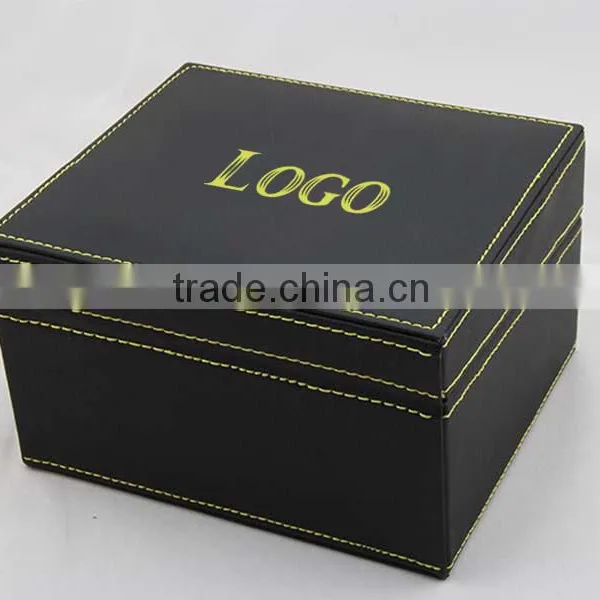 Luxury Pu Leather Sport Watch Box With Leather Pillow photo-2