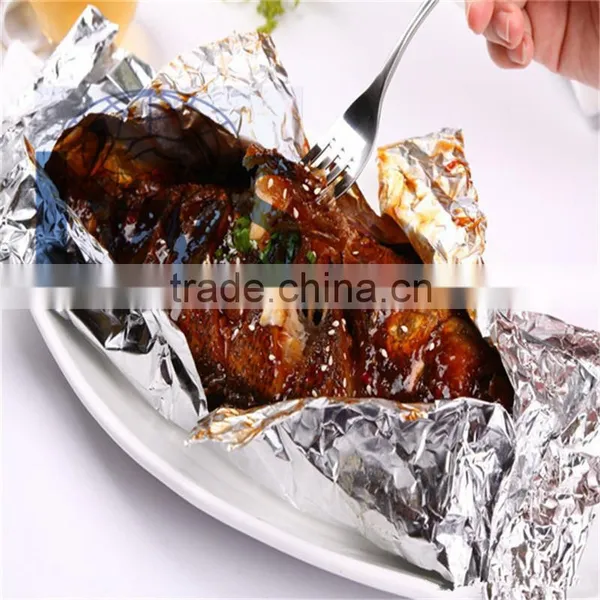 Food Wrapping Foil Microwave Meat Baking Foil in Roll photo-5