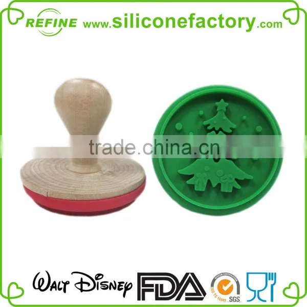 Existing Molds! Wholesale Christmas Silicone Cookie Stamp, Set of Three photo-4