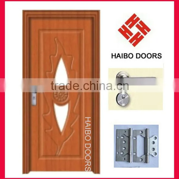 Interior MDF PVC Wooden Door (HB-8166)