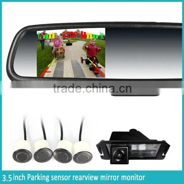 Ak2-035lap Car Rearview Mirror Monitor Germid With Compass&Temp,bluetooth,radar Ddetector,automatically Reverse Diaplay photo-4