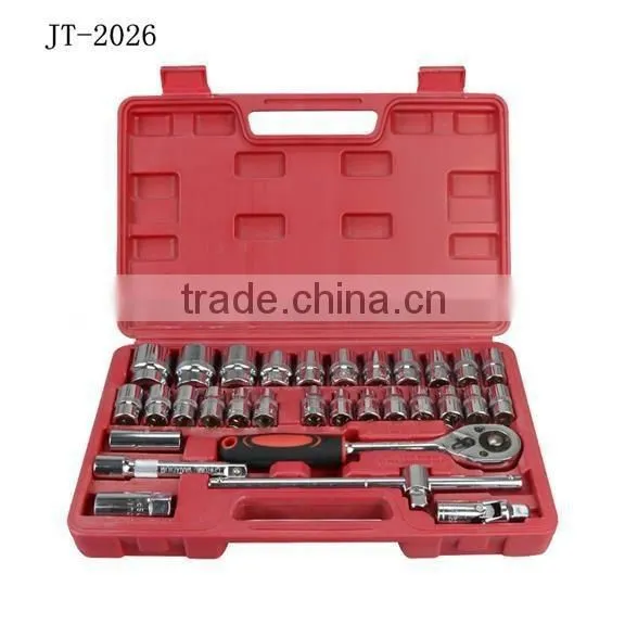 32-1 Tool Set Group Set of Tools Ratchet Wrench Sleeve photo-2