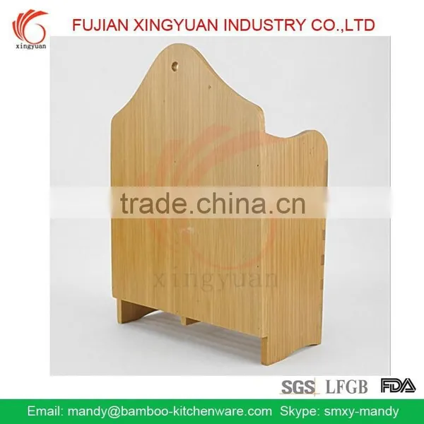 Bamboo Kitchen Utensil Caddy, Bamboo Utensils Drying Holder photo-3