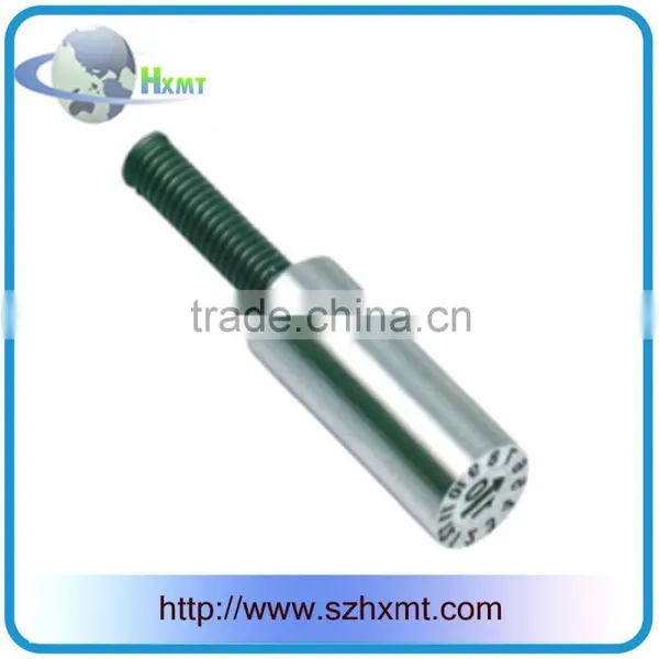 Mold insert part date stamp/Date code