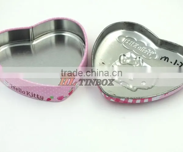 Heart Shape Cartoon Tin Can for Candy Chocolate Gift photo-4