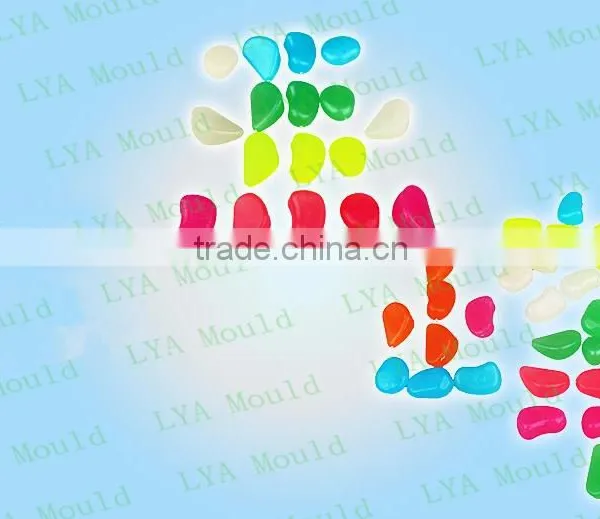 Colorful Gardon Glow Stone/garden Decoration Stone photo-3