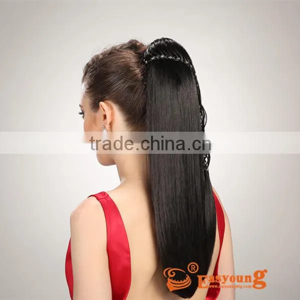 Fake Plait Braids Ponytail Hair Pieces Claw Clip photo-2