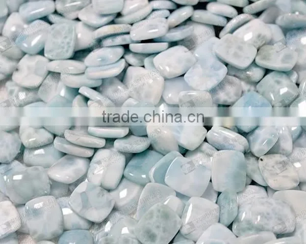 Loose Gemstone Beads,15x19mm AB Grade Natural Larimar