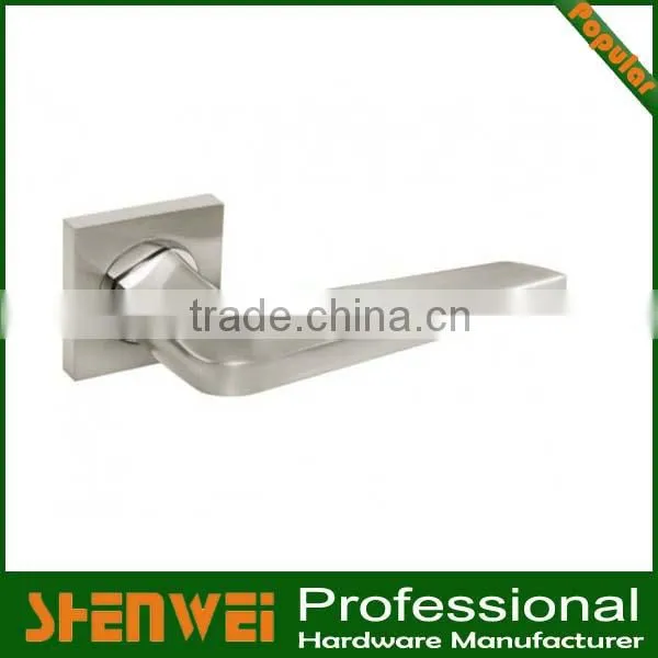 Simple Zinc Door Handle (AZ13-376)