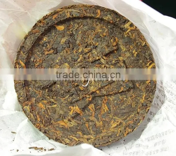 2009 Menghai Hong Yun Ripe Puer Tea photo-2