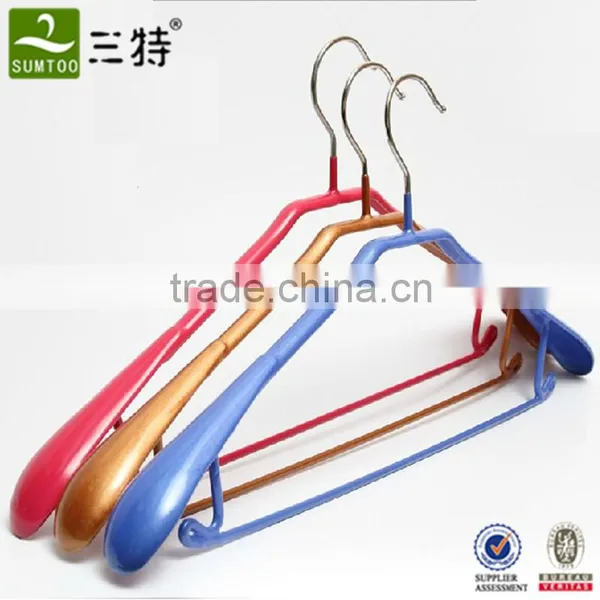 PVC Coated Metal Hanger With Bar photo-2