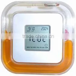 Oil Calendar Clock photo-3