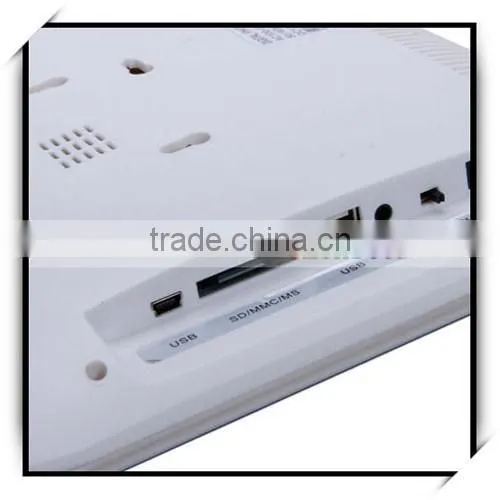 10.4" Wide Screen Ratent LCD Large Size Digital Photo Frame White photo-4