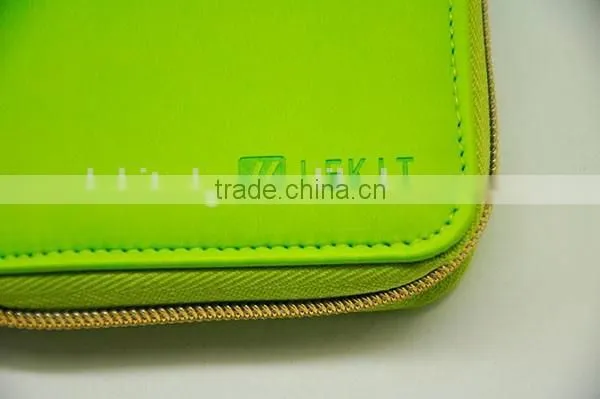 Green and Red Color Girl Fashion Coin Purs With Zipper photo-6