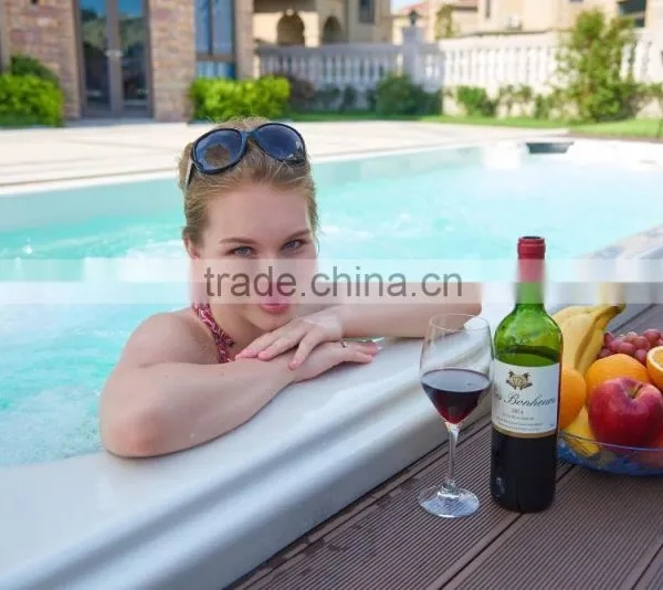 Outdoor 5.7m Hotel Garden Use Acrylic JY8802 Swim Spa Pool photo-5