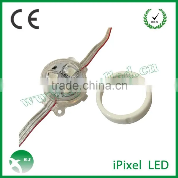 Round Cover 30mm Flex Curtain Led Pixels Front Mounting Rings photo-2