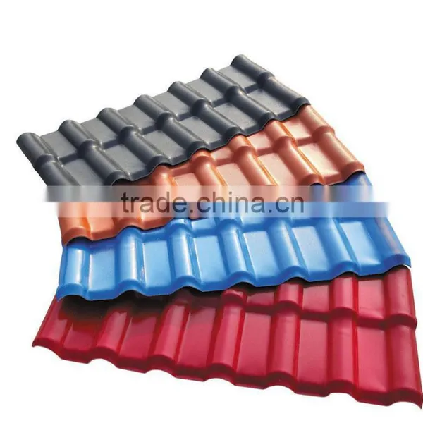 Spanish Style Synthetic Resin Heat Proof Roof Tile