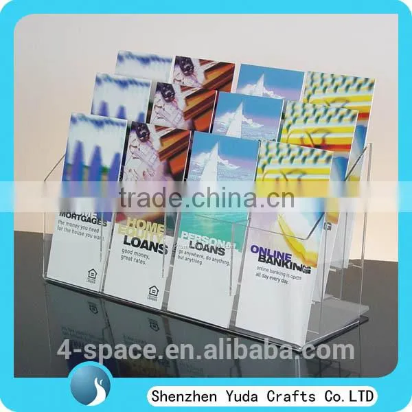 Best Selling Clear Acrylic Multistep Custom Restaurant Holder for Advertising Brochure photo-2