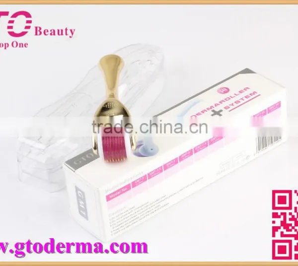 GTO New Designed Gold Handle 540 Count Titanium Microneedle Derma Roller photo-6