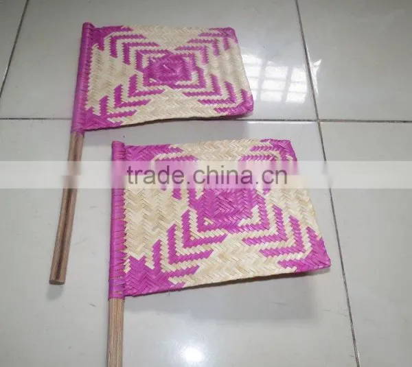 Wedding Palm Leaf Hand Fan photo-4