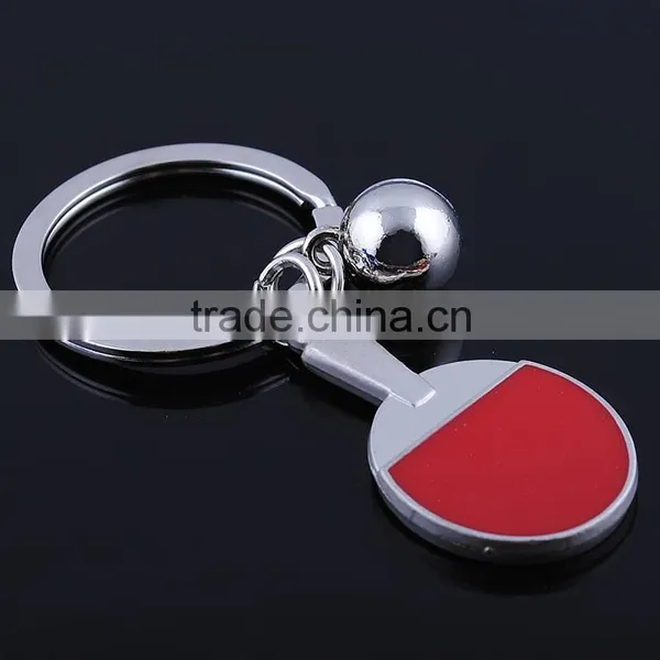 Wholesale Sport Item Metal Tennis Key Chains/Table Tennis Metal Key Chains/badminton Key Chains photo-4