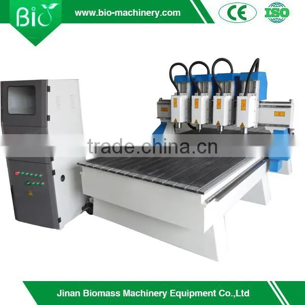 China Jinan Multi Heads Cnc Miling Machine for Wood