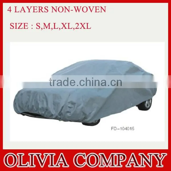 Silver Convient Outdoor Homeuse Car Cover photo-2