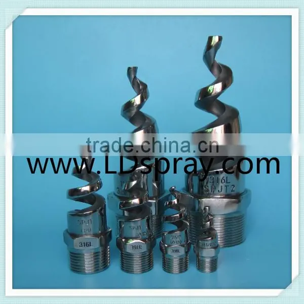 Stainless Steel Brass Anti-cloging Spiral Full Cone Spray Jet Water Nozzles photo-2