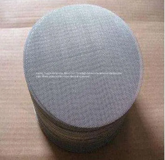 Stainless Steel Wire Mesh Filter Cloth/Filter Disc/Wire Mesh Screen