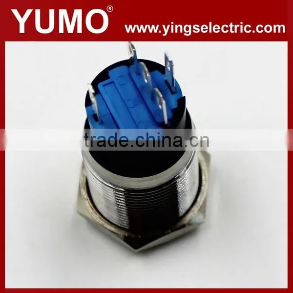 LA19-AJS 19mm 250VA C Led Medical Treatment Elevator Equipment Pushbutton Micro Switch Waterproof Metal Push Button photo-5