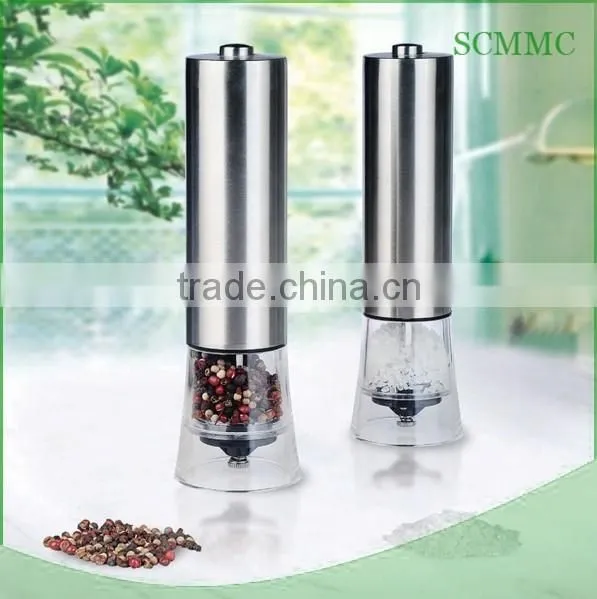 Electrically Powered Stainless Steel Pepper Mill photo-2