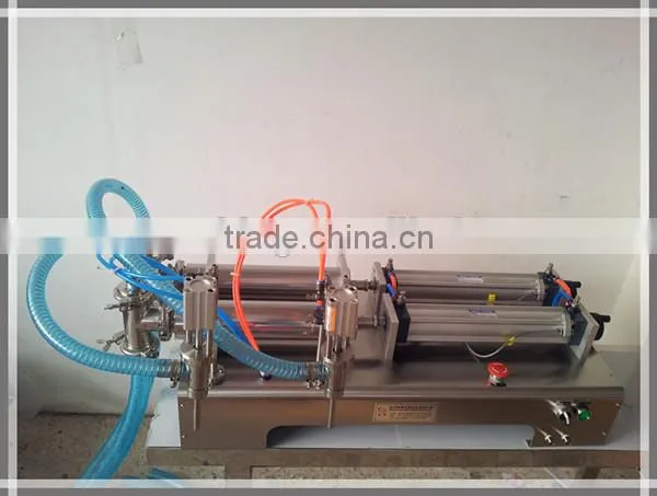 Small Full Pneumatic Double-head Glycerine Filling Machine (semi-auto Liquid Filler, Water Filler ) photo-2