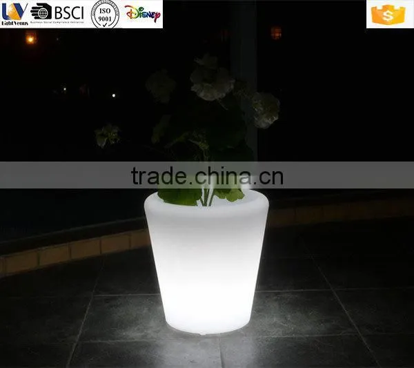 Smart Control Plastic Light up Flower Pot photo-2