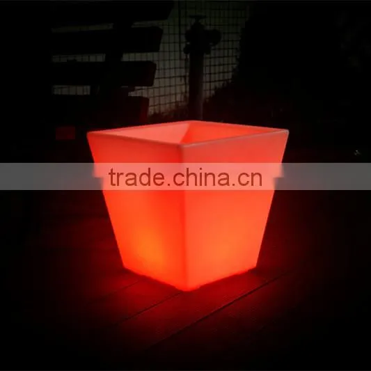 New Decorative Flashing Flower Plant Pot Led Light Lamp Garden Home photo-2