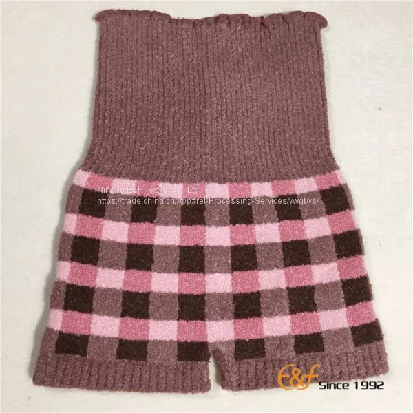 Lattice Pattern Shorts Kintted Inner Wear For Winter photo-2