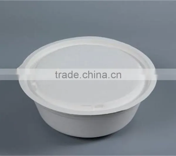950ml-32oz Disposable Bagasse Bowls With Lid Bowls 58x38x40ml WD05 photo-2