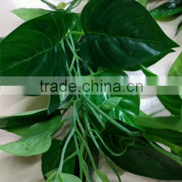 SJ0601027 Guangzhou Factort Wholesale Fake Leaves Vine Plastic Artificial Flowers Vine photo-2