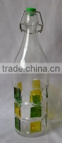 Hand Painted Juice Plastic Bottle photo-3