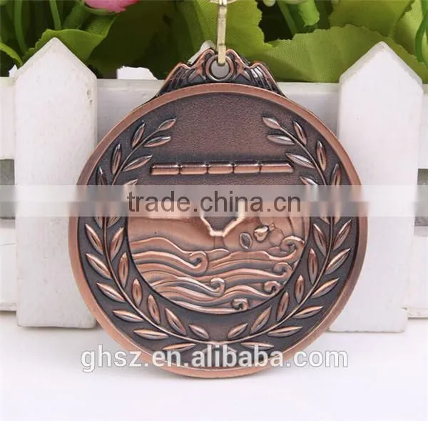 Express Zinc Alloy Swimming Match Medal for Wholesale photo-3