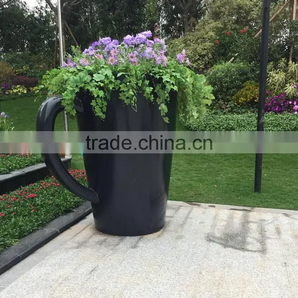 FRP Garden Teacup Planter photo-3