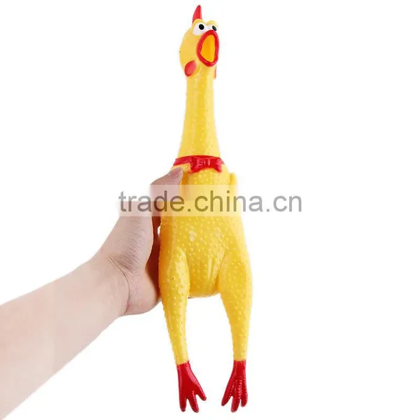 Factory Direct Wholesale Pet Vinyl Sound Vent Chicken Cock Funny Extract Large.