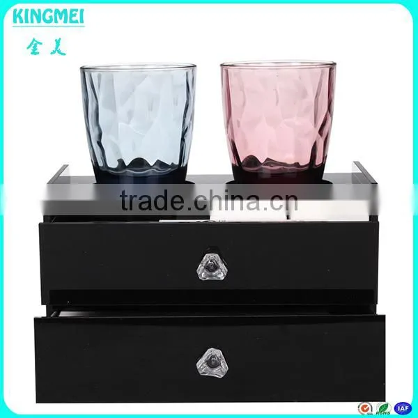 High Clear Acrylic Drawer Box With Printing Logo of Hotel Toiletries Organizer photo-3