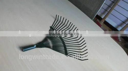 R110 Steel Material Green&Red&Black Paint Sprayed Farming Tools&Garden Tools Rake photo-2