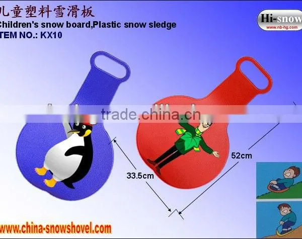 Children's Snow Board,Plastic Snow Sledge