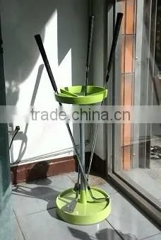 New Design ABS Golf Holder Umbrella Stand Colorful Golf Display Trolley photo-2