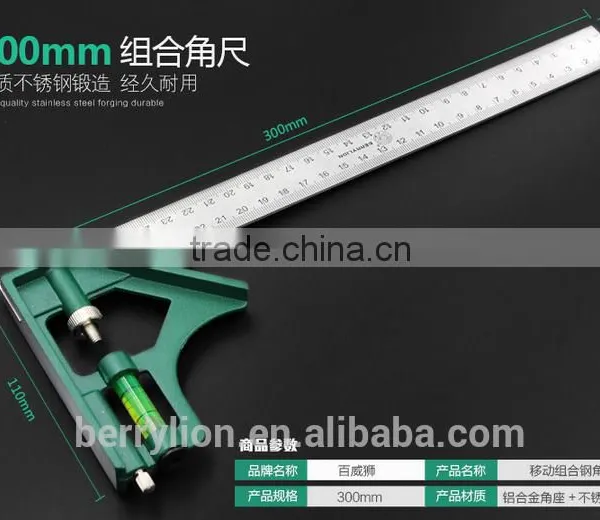 Berrylion Combination Ruler 300mm Combination Joiners photo-4