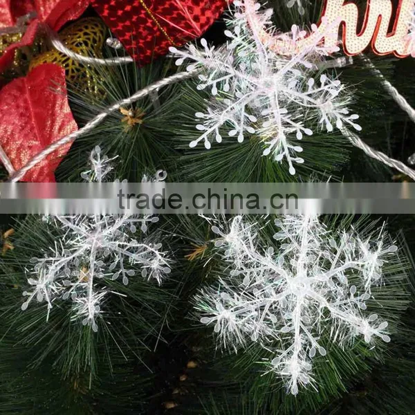 2016 New 3pcs New Christmas Party White Snowflake Charms Festival Decoration Decor Ornaments photo-2