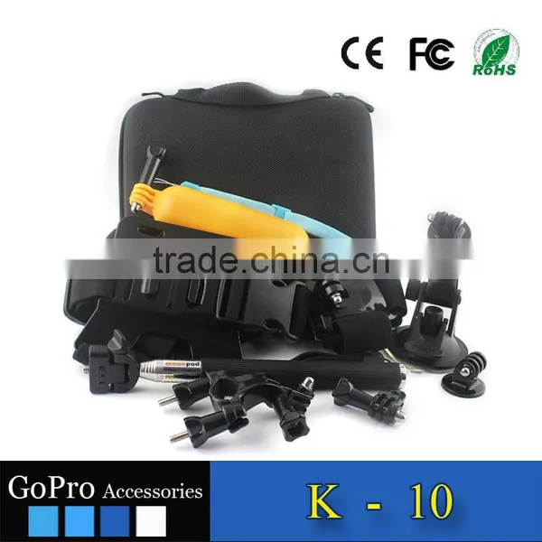 2016 Gopros Heros 4 Accessories Kit Mount Sports DV Cases for Action Camera photo-2